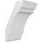 Ekena Millwork 5 1/2-in. W x 6-in. D x 10-in. H Olympic Architectural Grade PVC Knee Brace BRCP055X06X10OLY - alternate 1